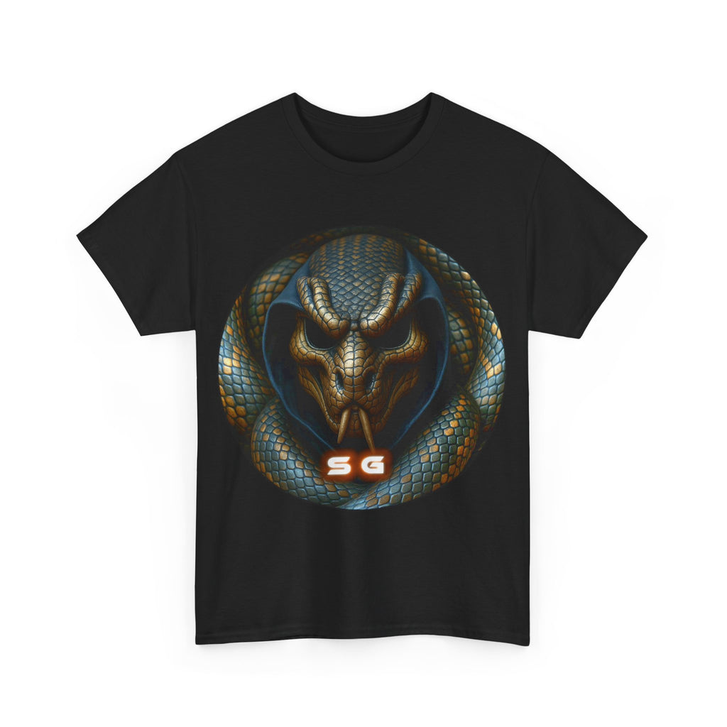 Snakebite gaming T-Shirt Men's Graphic Tee, Casual Streetwear Tee, Unique Cobra Design Shirt, Gift for Snake Lovers, Trendy Unisex Cotton T-shirt
