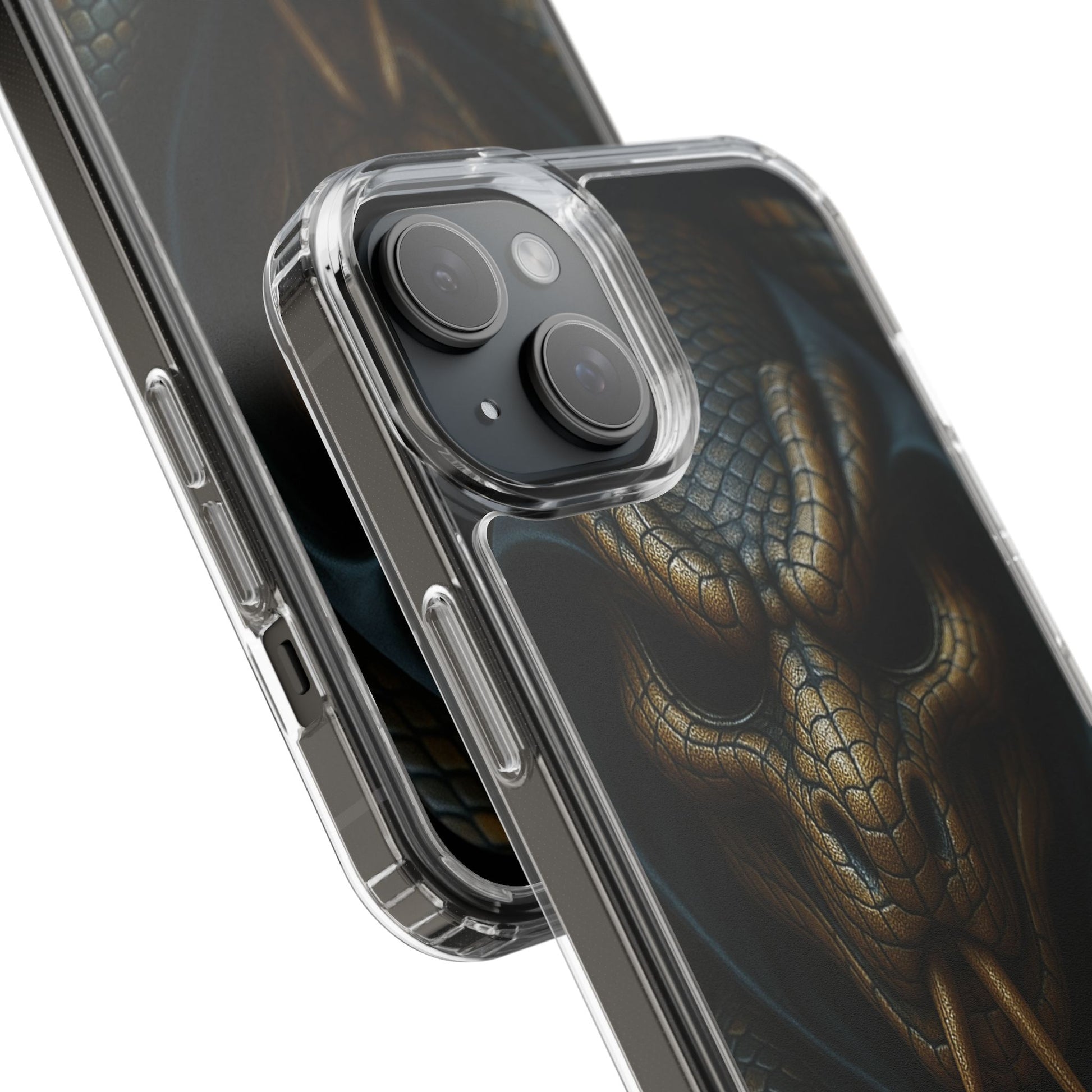 Snakebite Gaming, Clear Phone Case - Slim Fit, Stylish Protection, Gift for Gamers, Phone Accessory, Unique Design