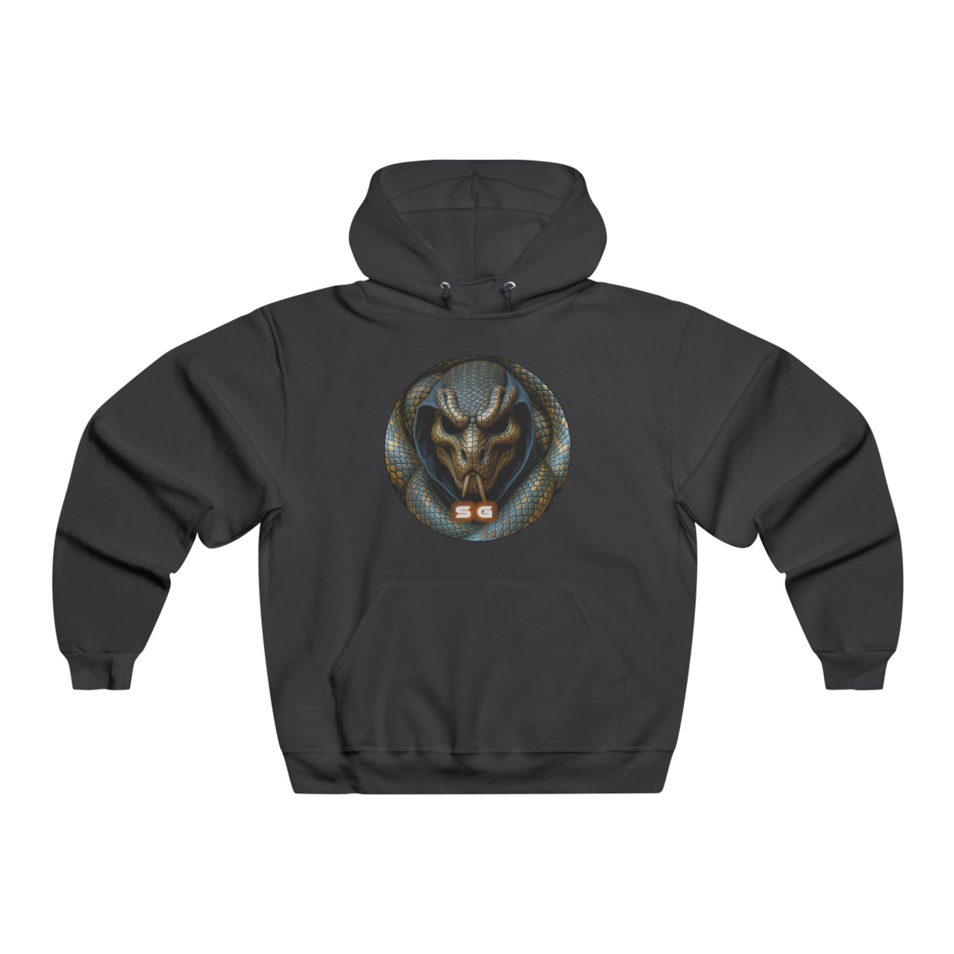 Hoodie with snakebite gaming logo Design, Unisex Hoodie, Casual Streetwear, Graphic Hoodie for Men, Gift for Gamers