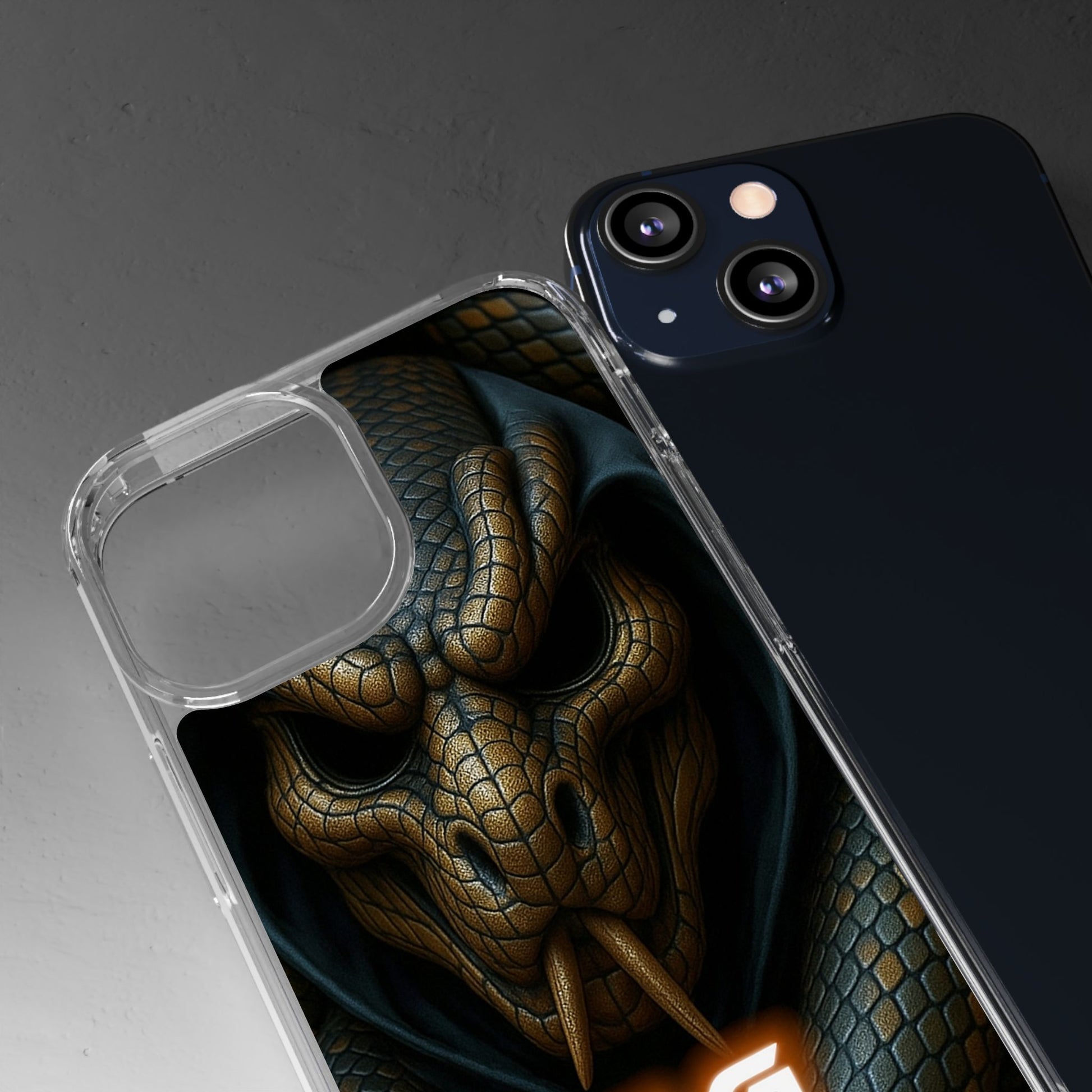 Snakebite Gaming, Clear Phone Case - Slim Fit, Stylish Protection, Gift for Gamers, Phone Accessory, Unique Design