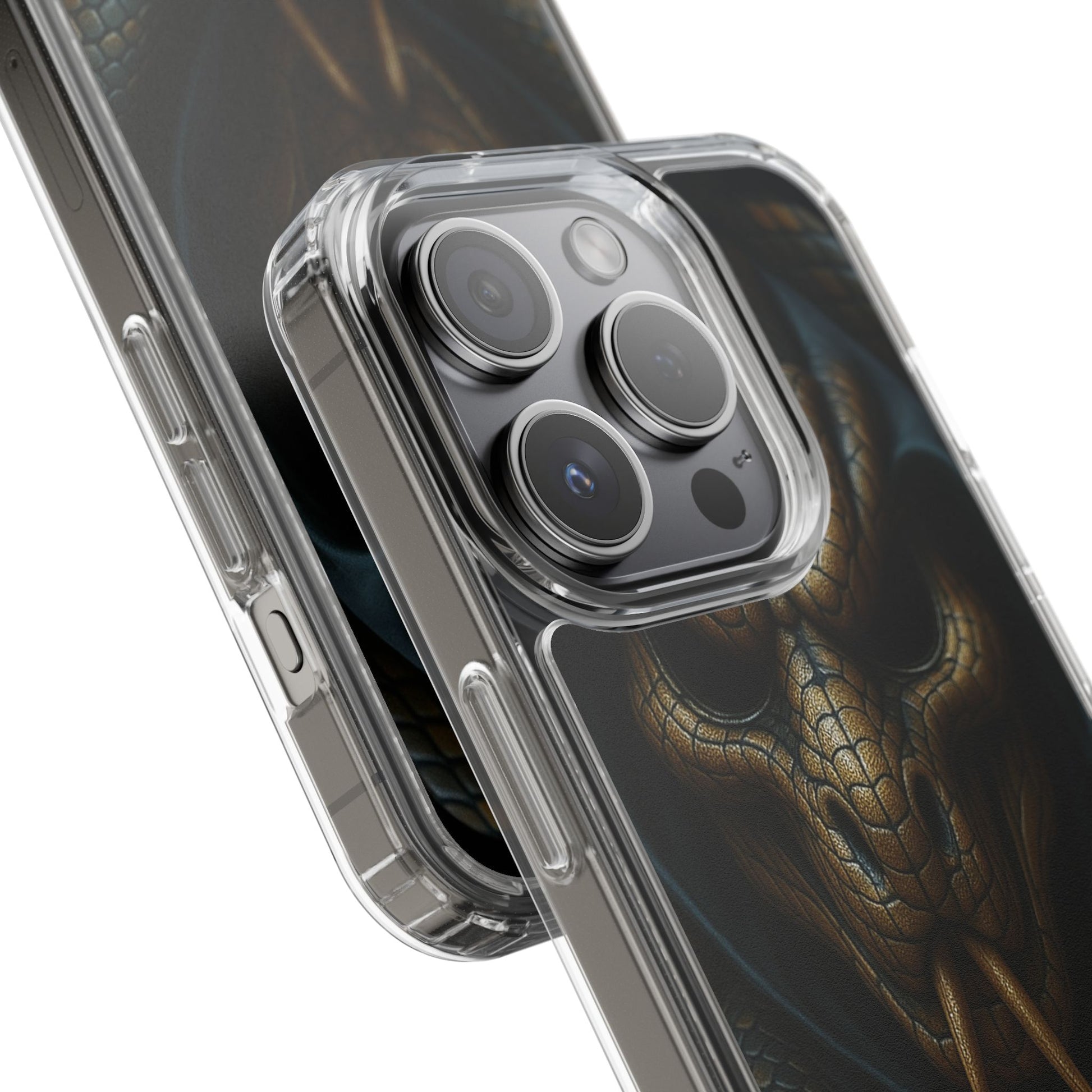 Snakebite Gaming, Clear Phone Case - Slim Fit, Stylish Protection, Gift for Gamers, Phone Accessory, Unique Design