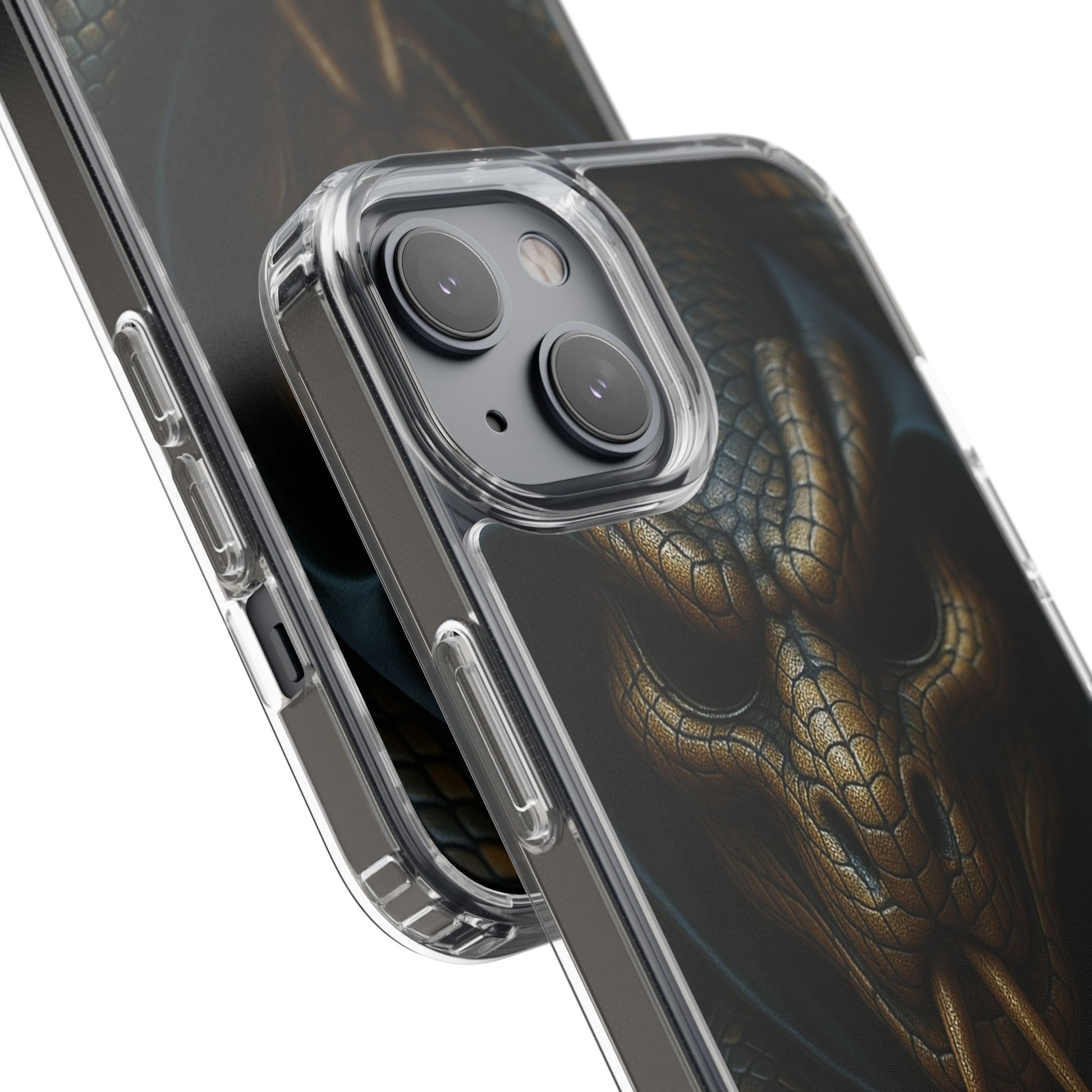 Snakebite Gaming, Clear Phone Case - Slim Fit, Stylish Protection, Gift for Gamers, Phone Accessory, Unique Design