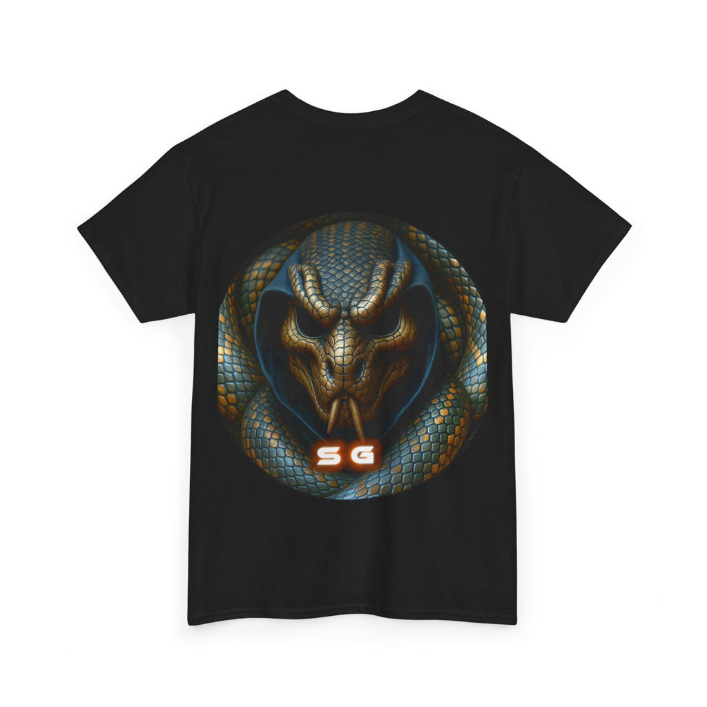 Snakebite gaming T-Shirt Men's Graphic Tee, Casual Streetwear Tee, Unique Cobra Design Shirt, Gift for Snake Lovers, Trendy Unisex Cotton T-shirt