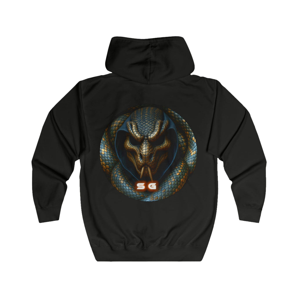 Snakebite Gaming Unisex Full Zip Hoodie - Cozy Gaming Wear, Graphic Hoodie, Perfect for Fall, Unique Streetwear, Great Gift for Gamers