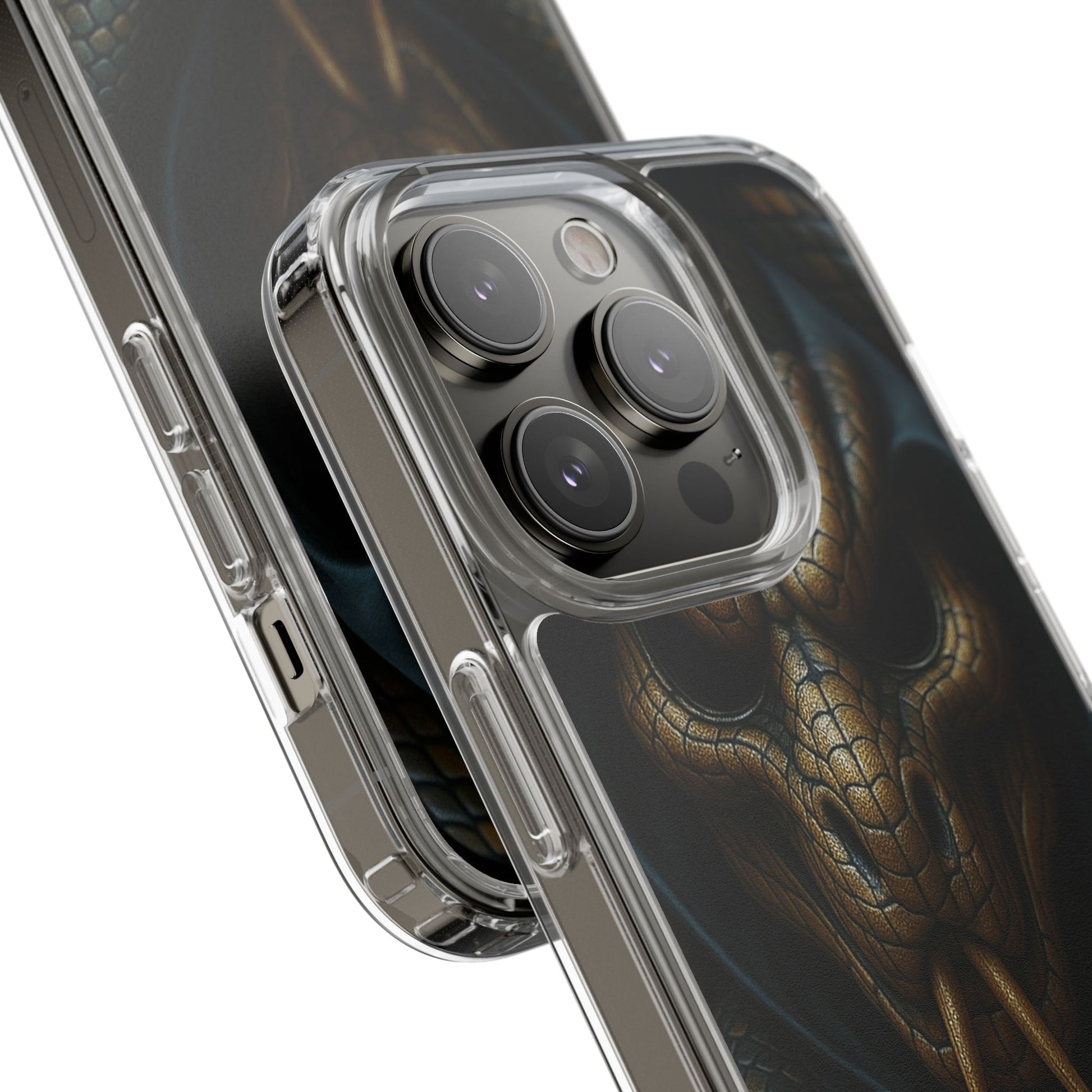 Snakebite Gaming, Clear Phone Case - Slim Fit, Stylish Protection, Gift for Gamers, Phone Accessory, Unique Design