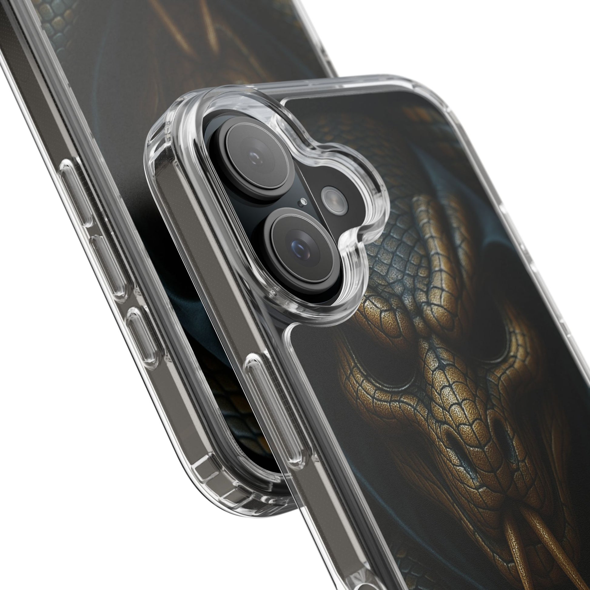 Snakebite Gaming, Clear Phone Case - Slim Fit, Stylish Protection, Gift for Gamers, Phone Accessory, Unique Design