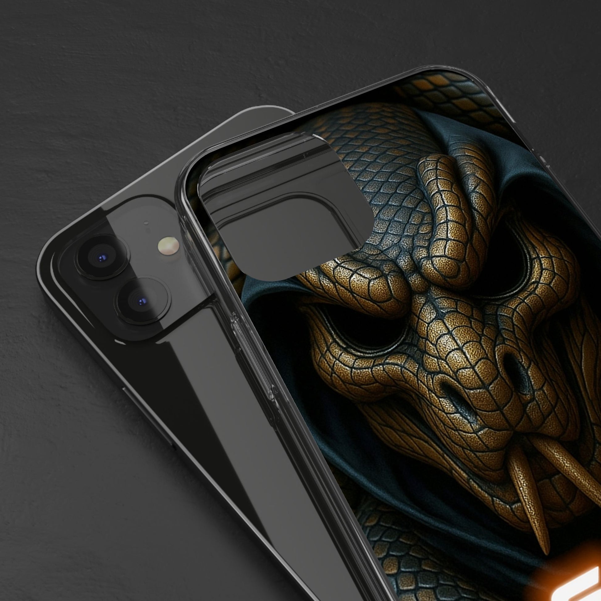 Snakebite Gaming, Clear Phone Case - Slim Fit, Stylish Protection, Gift for Gamers, Phone Accessory, Unique Design