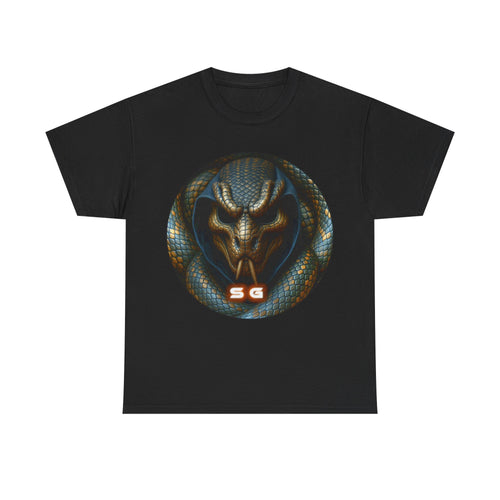 Snakebite gaming T-Shirt Men's Graphic Tee, Casual Streetwear Tee, Unique Cobra Design Shirt, Gift for Snake Lovers, Trendy Unisex Cotton T-shirt