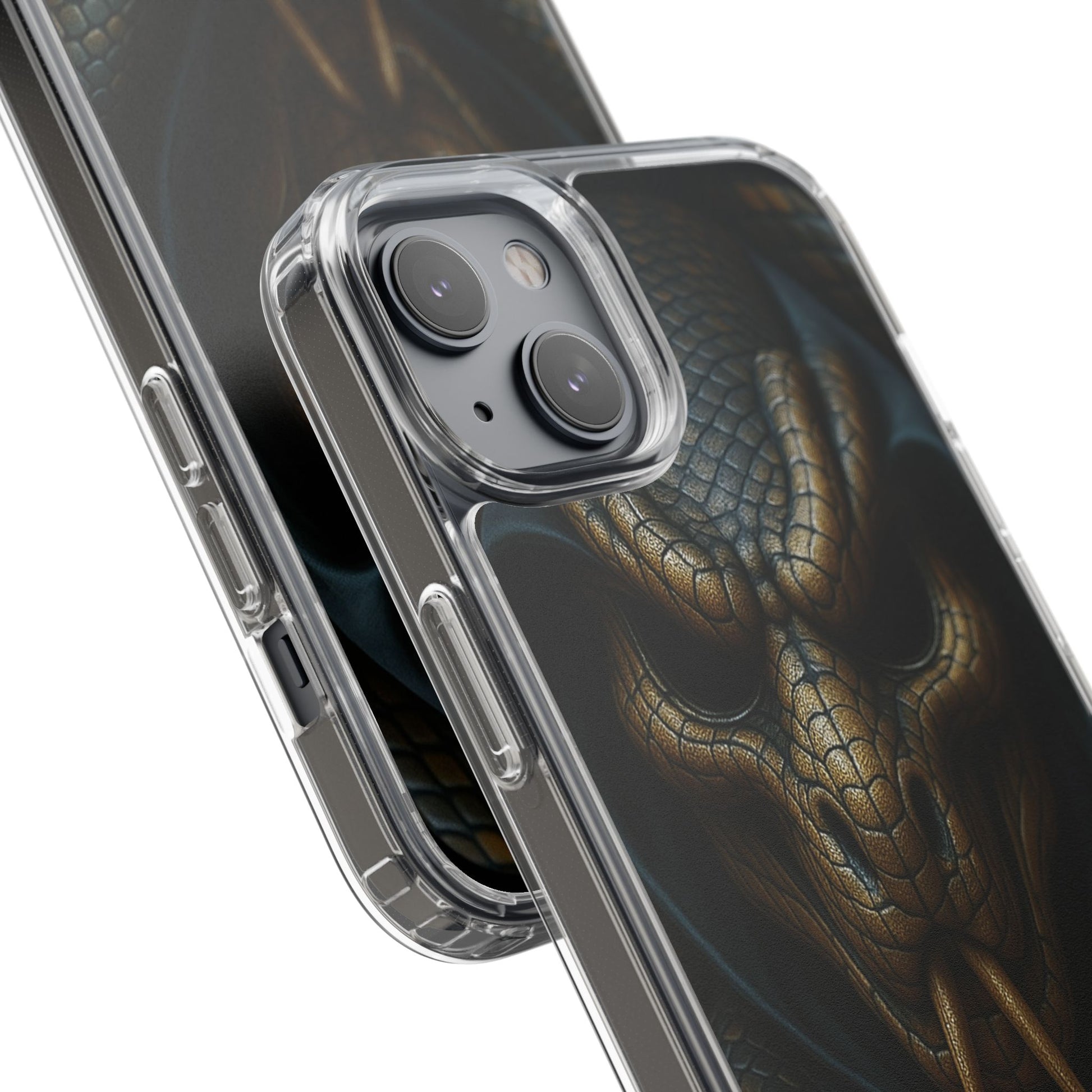 Snakebite Gaming, Clear Phone Case - Slim Fit, Stylish Protection, Gift for Gamers, Phone Accessory, Unique Design